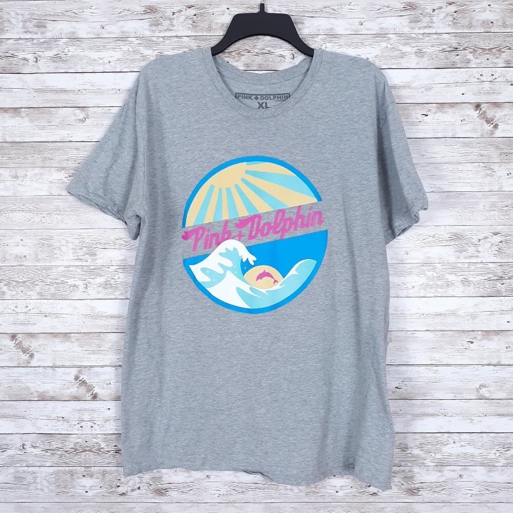Pink Dolphin Mens Shirt XL Short Sleeved Tee 178A